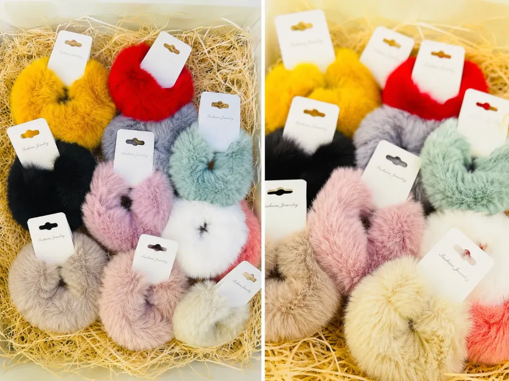 VishEn Velvet Cloud Scrunchies