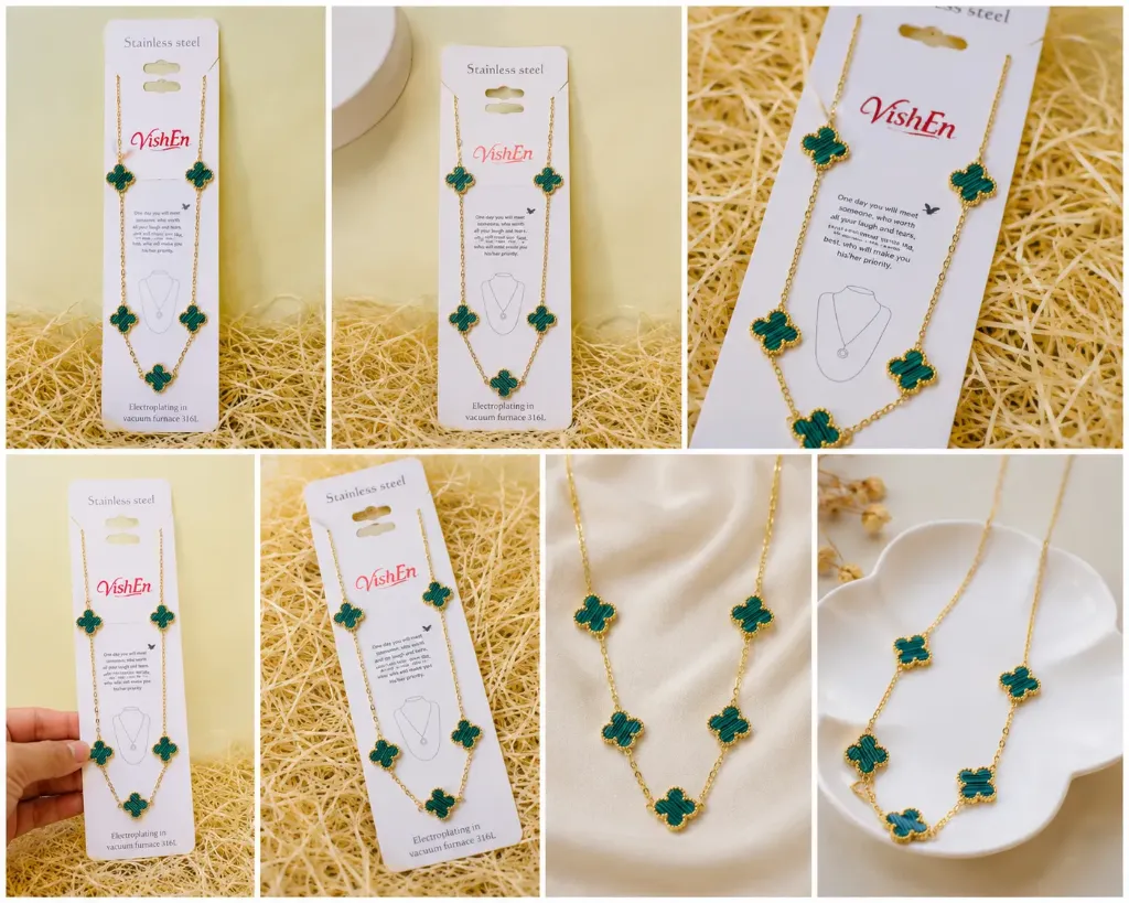 VishEn Emerald Grace Necklace